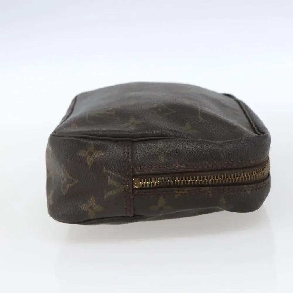 Louis Vuitton Monogram Trousse Toilette 23 Clutch Bag Brown